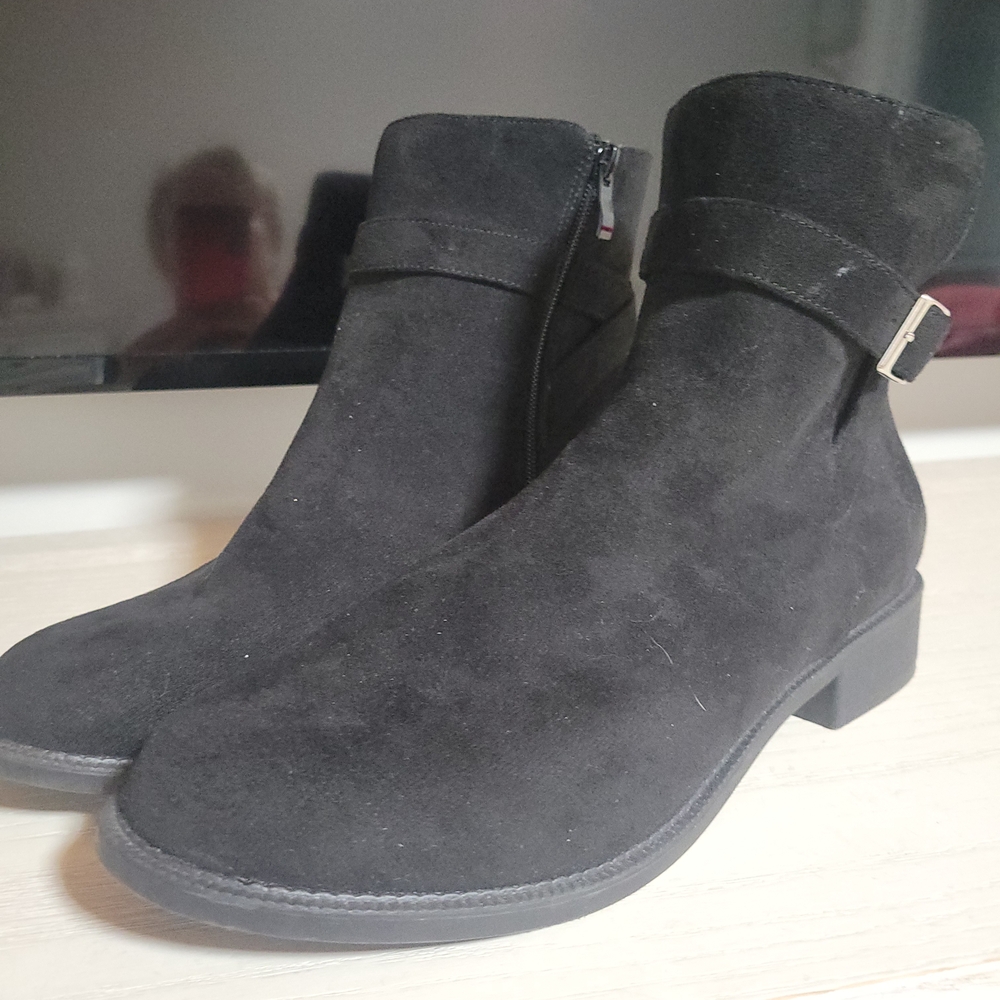 Black Suede Ankle Boots